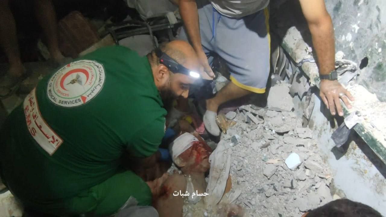 Israeli air attack kills Palestinians in northern Gaza