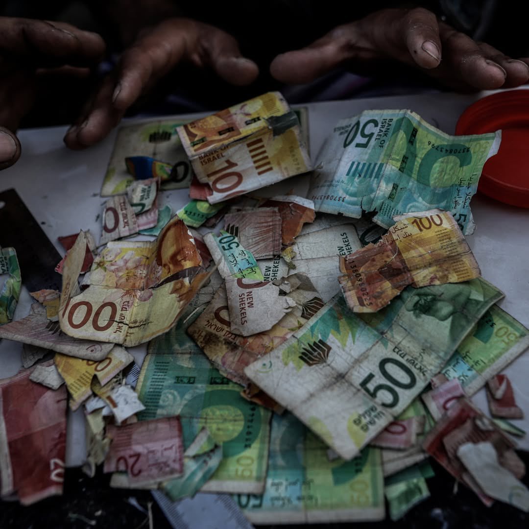 Paper Currency Deterioration Crisis in Gaza