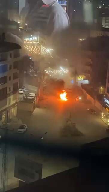 Israeli drone strikes vehicle in Jenin West Bank city