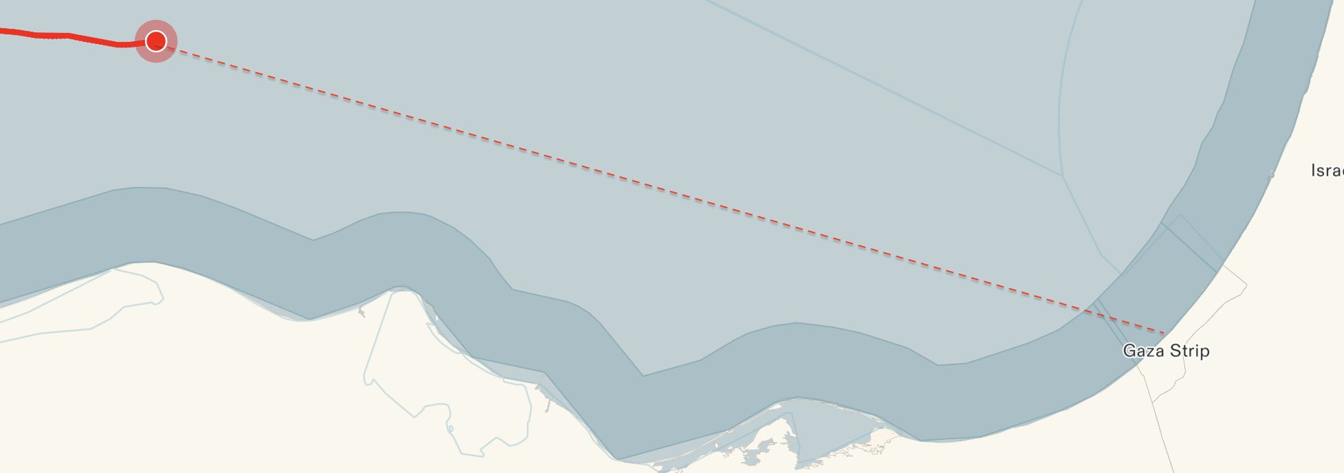 Israel alerts as ship delivers humanitarian supplies to Palestinian waters