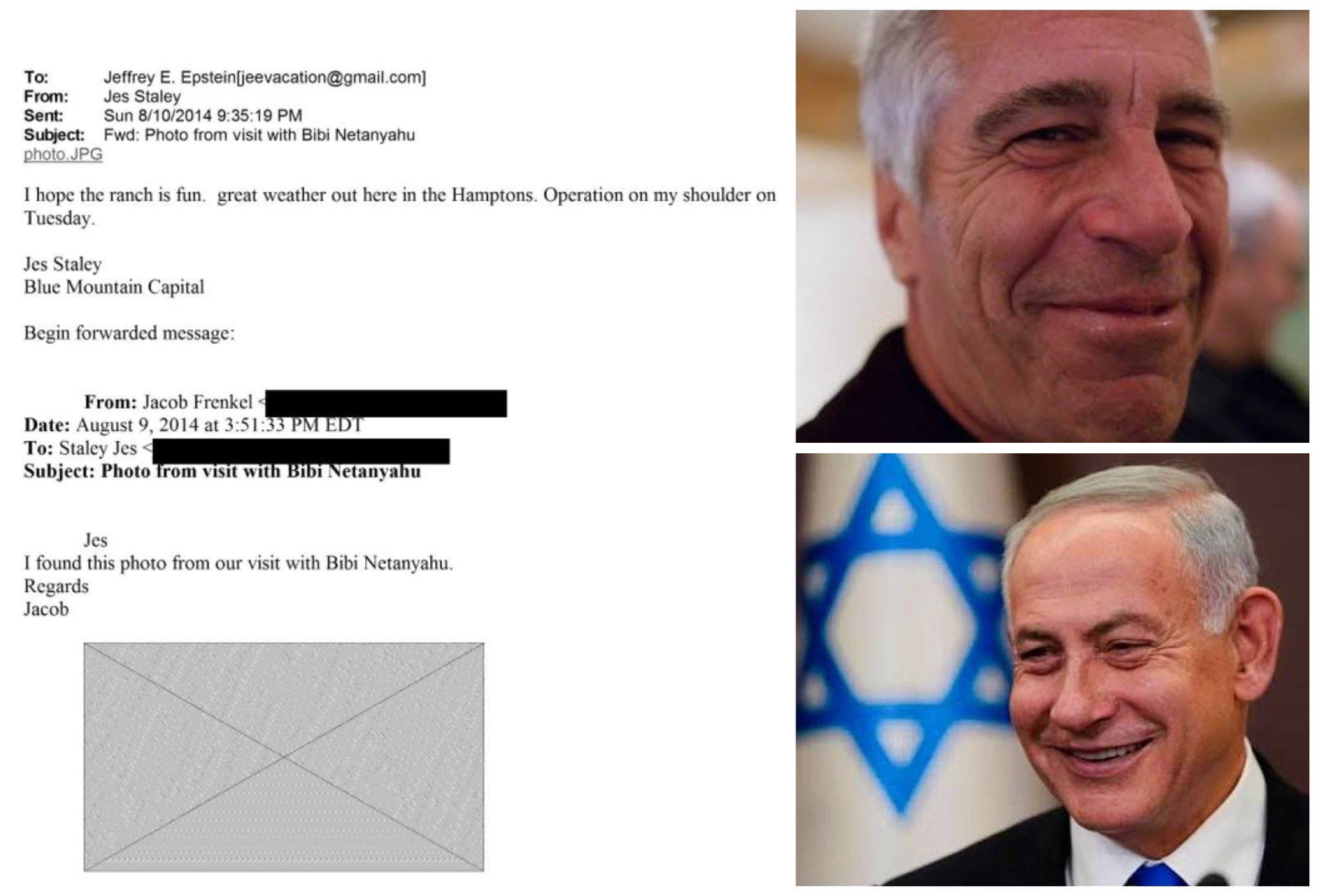Epstein Files Link Netanyahu to Frenkel Bank Governor Email