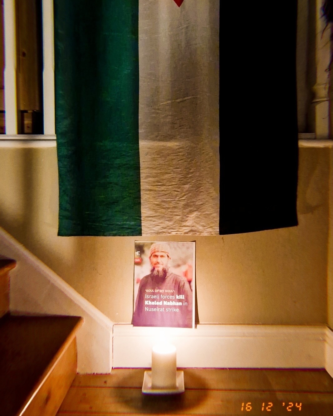 Irish activists honor Palestinian killed in Gaza shelling