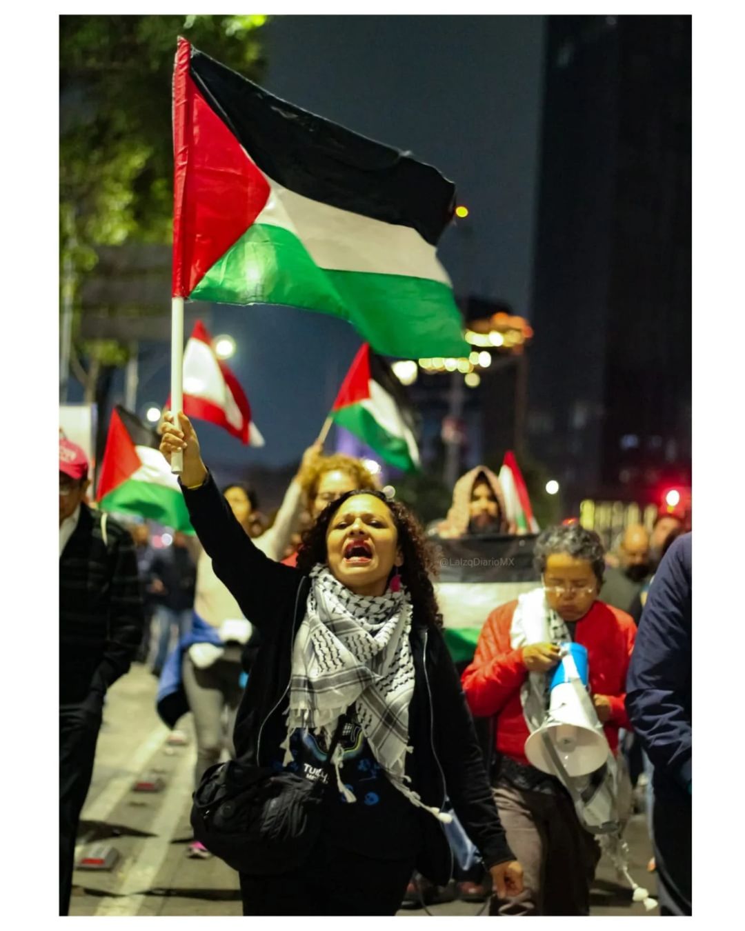 Pro-Palestine Rally Honors Gaza Victims in Mexico City