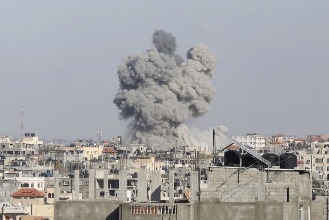 Israeli Bombing in Rafah Kills Two, Bombardment Continues