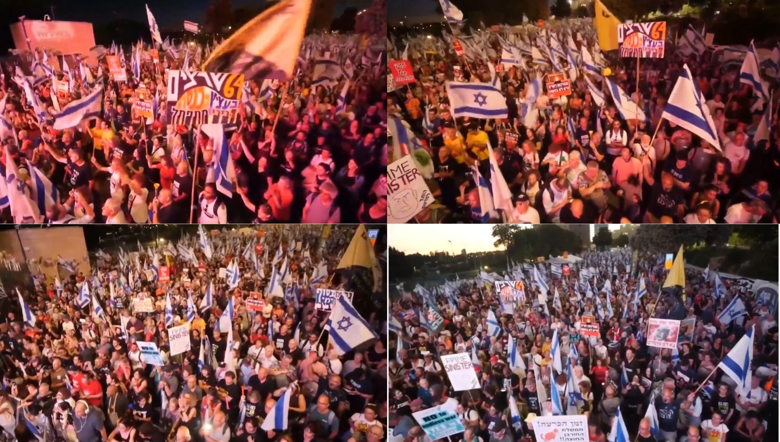 Israeli Settlers Protest Netanyahu Government in Jerusalem