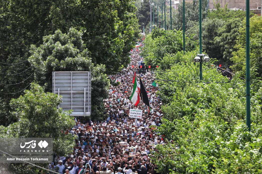 Iran Mass Protests Against Israel Nationwide Demonstrations