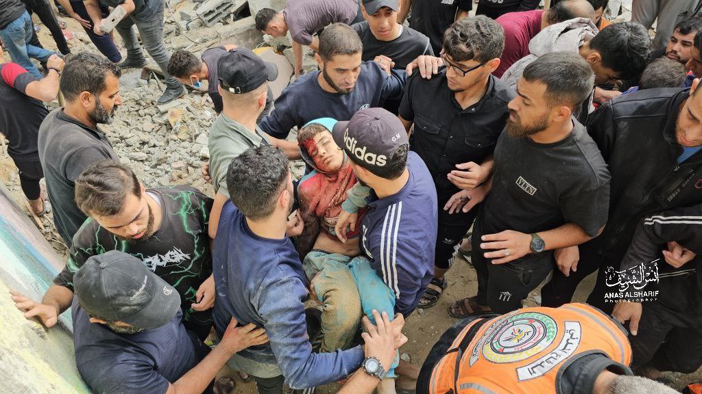 Israeli airstrikes kill civilians in Jabalia Gaza Strip
