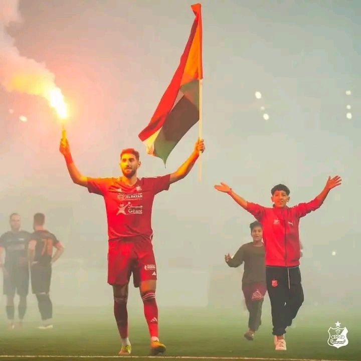 Palestine Flag Raised During Al-Ahly Match in Benghazi