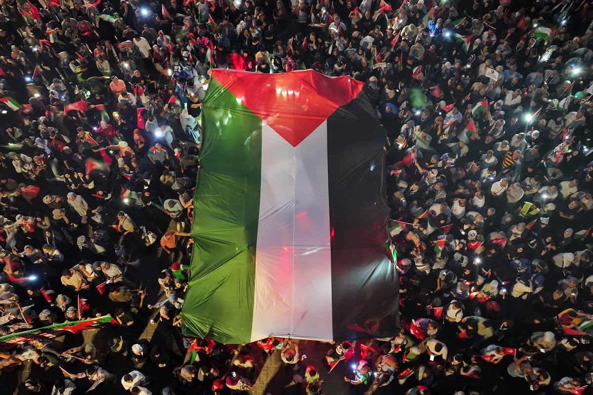 Massive Istanbul Protest Demands End to Gaza Genocide and Starvation War
