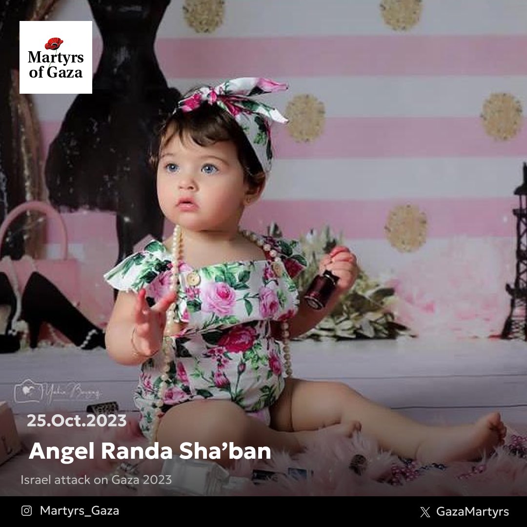 Death of Angel Randa Sha’ban in Al Nusiarat Camp