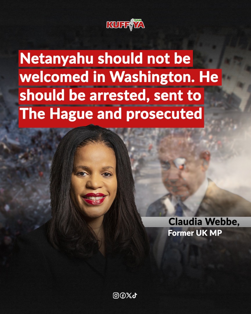 UK MP Claudia Webbe calls for Netanyahu arrest and prosecution