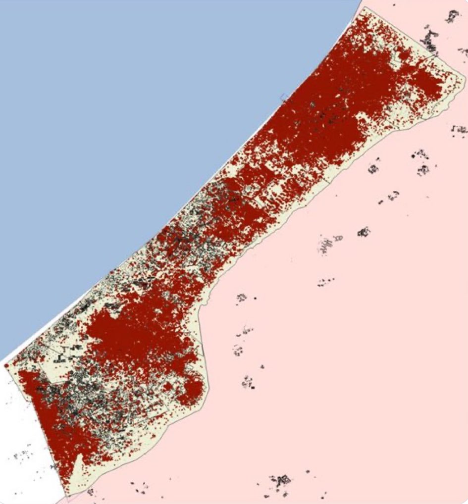 Israel’s 80,000 tons of explosives: 36kg per Gazan civilian