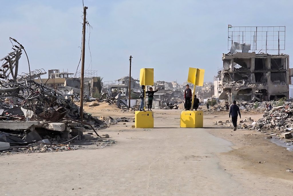 Israeli Forces Reposition Yellow Line in Gaza Cities