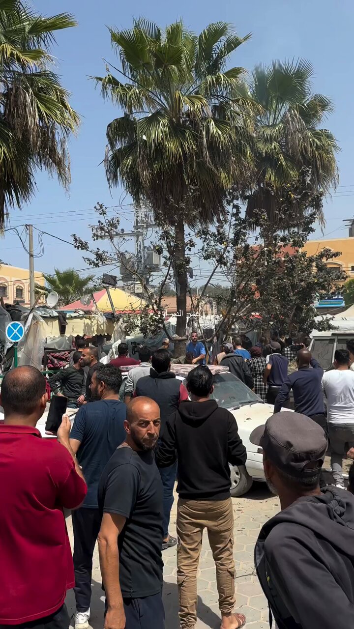 Israeli airstrike near Al-Aqsa Hospital kills 4 civilians