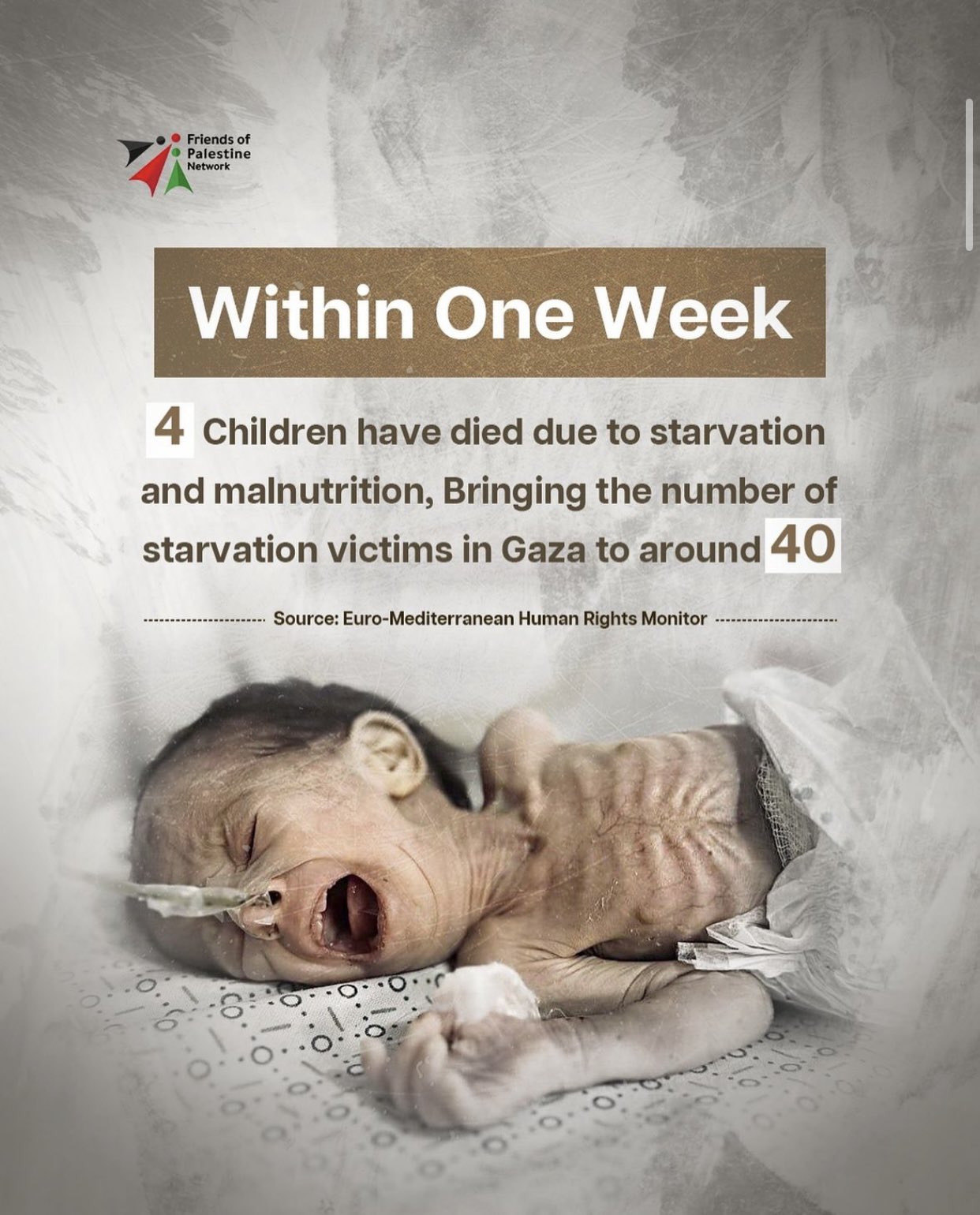 Israeli starvation policy kills over 40 children in Gaza