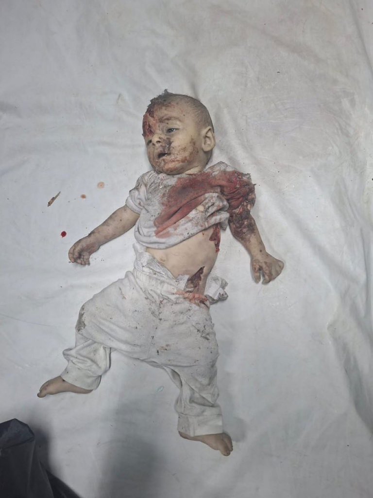 Baby killed, seven wounded in Gaza apartment bombing