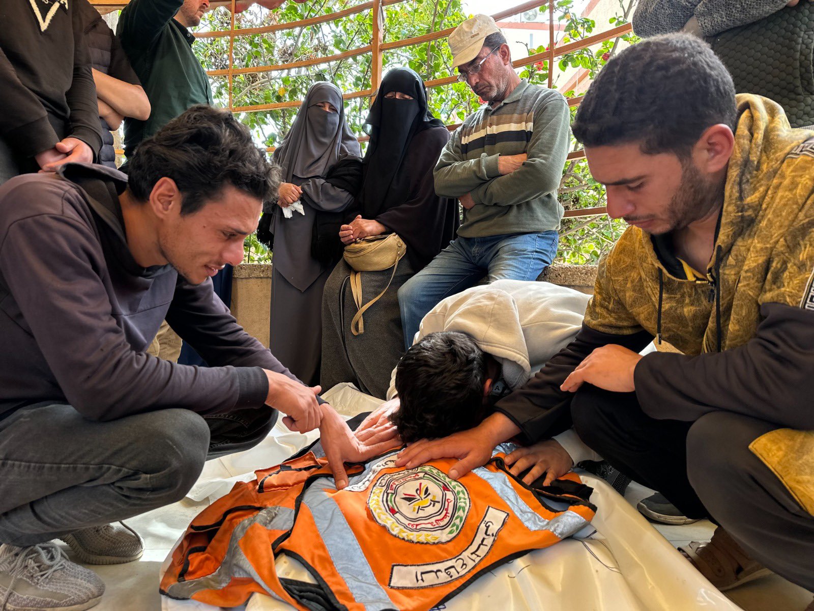 Civil Defence Officers and Paramedics Casualties in Rafah