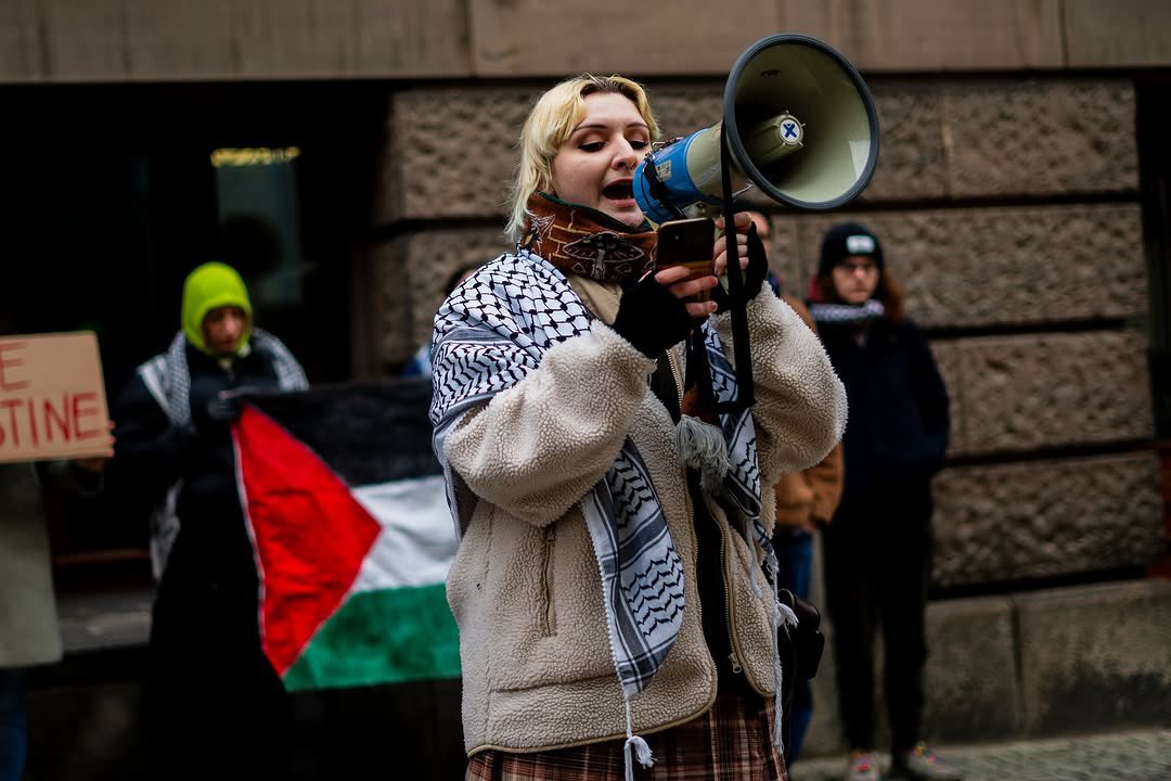 Protest Against Trump at US Embassy in Poland