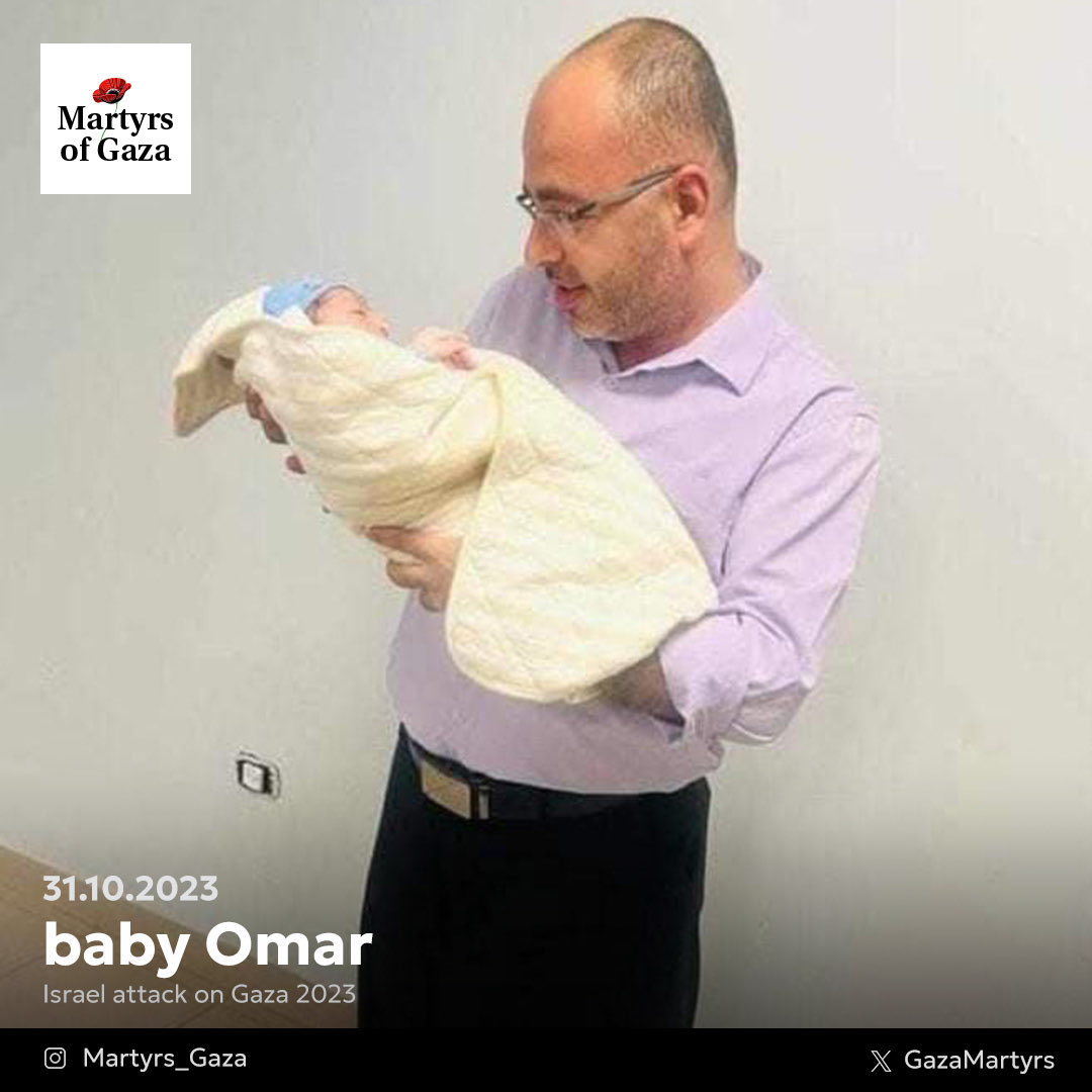 Palestinian child killed in Gaza conflict during infancy