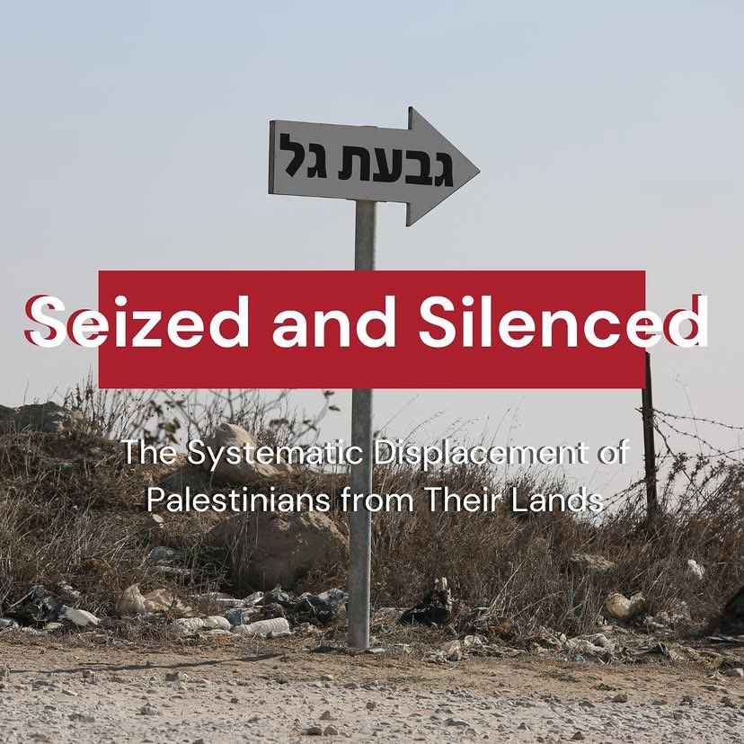 Settlement construction and military zone designation on Palestinian lands