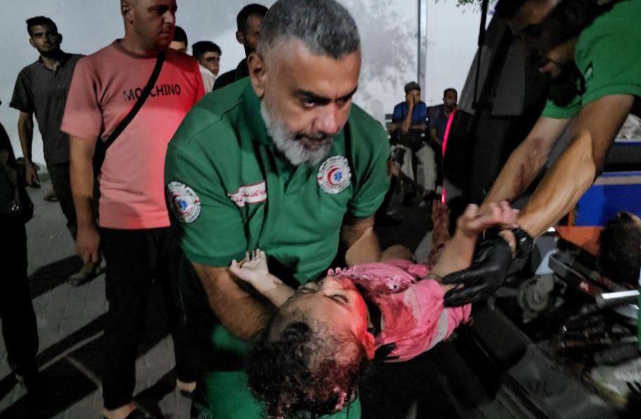 Israeli Strike on Halima School Displacement Camp in Jabalia