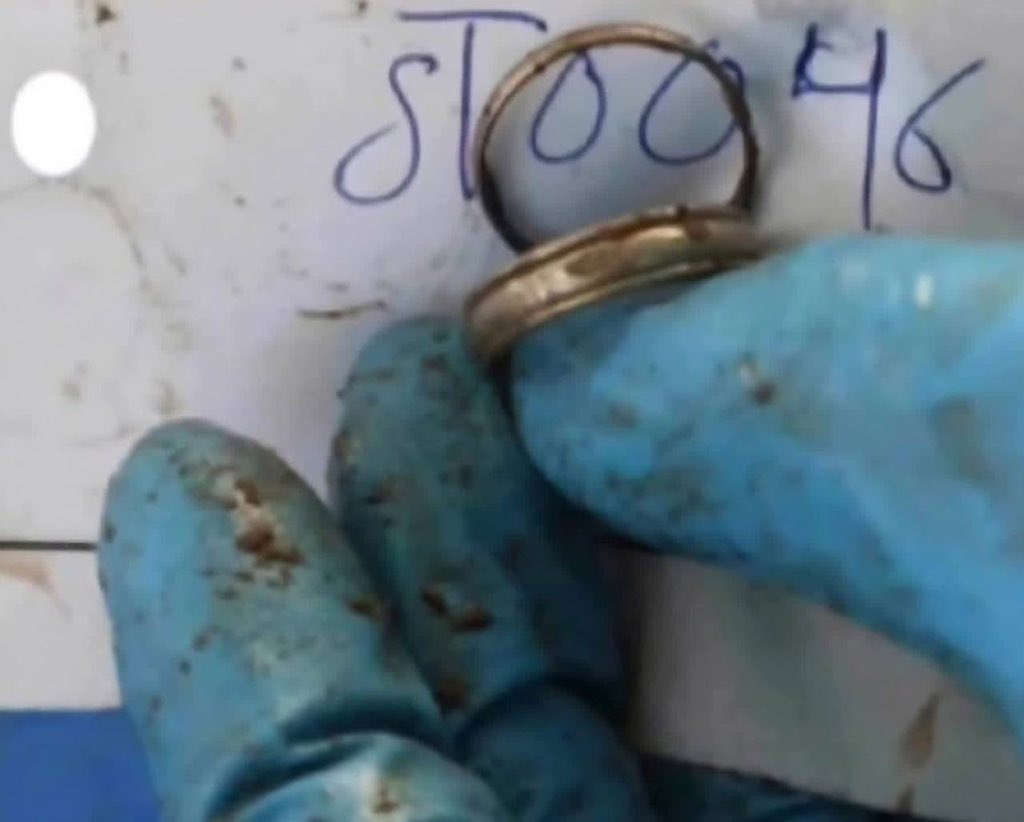 Wife identifies husband’s body from wedding ring after recovery