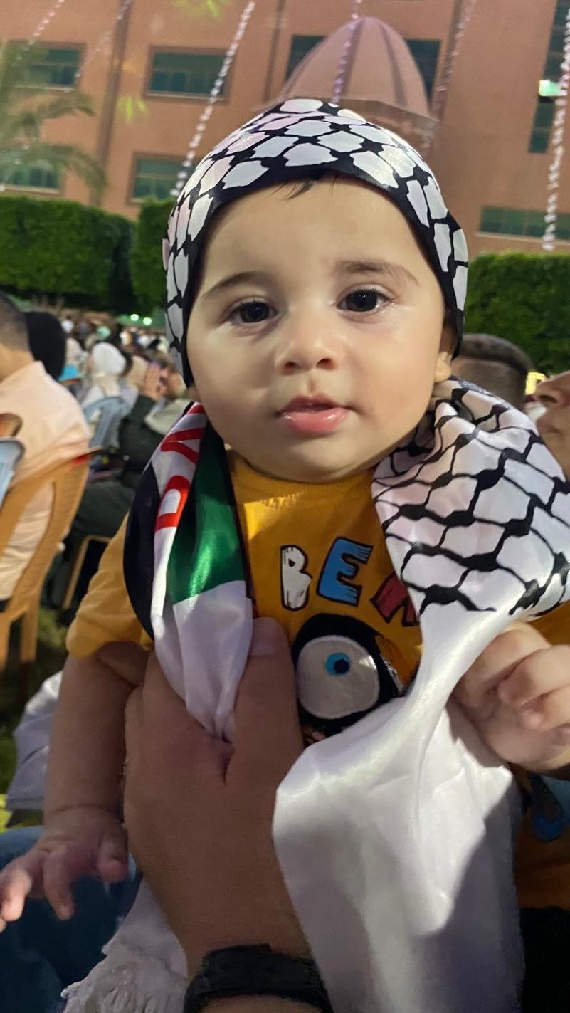Nine-month-old child killed in Gaza bombardment while sleeping
