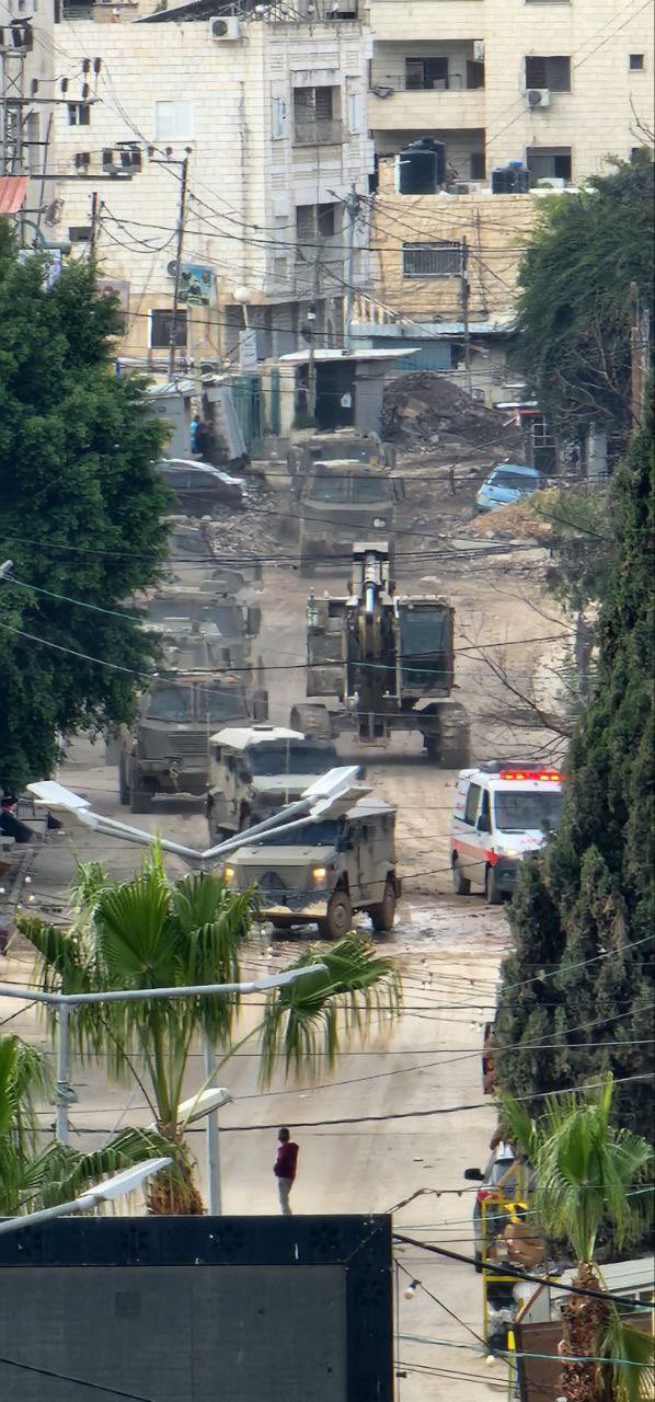 Israeli aggression on Jenin continues seventh consecutive day
