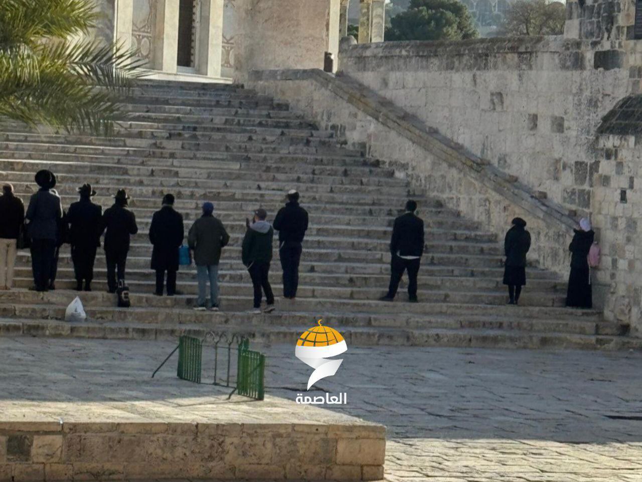 Settlers Storm Al-Aqsa Mosque Compound Under Military Protection