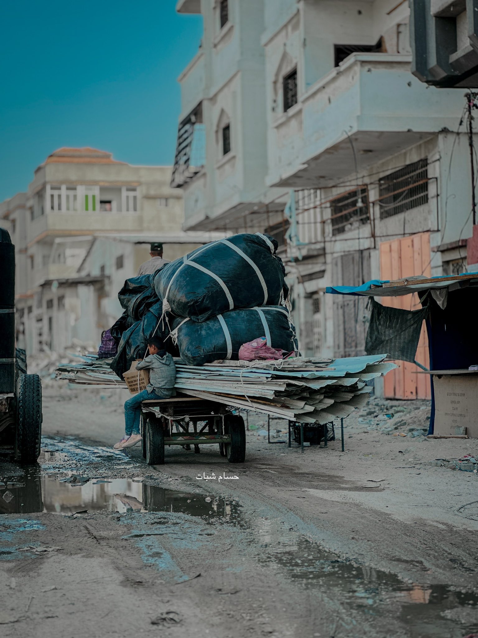 Repeated displacement and search for safety in Gaza