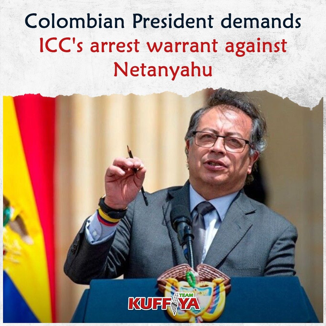 Petro Calls for ICC Arrest Warrant Against Netanyahu