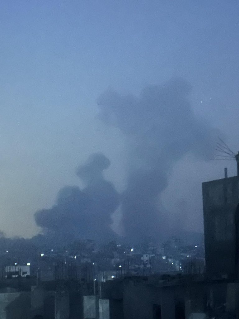Israeli forces conduct carpet bombing east of Gaza City