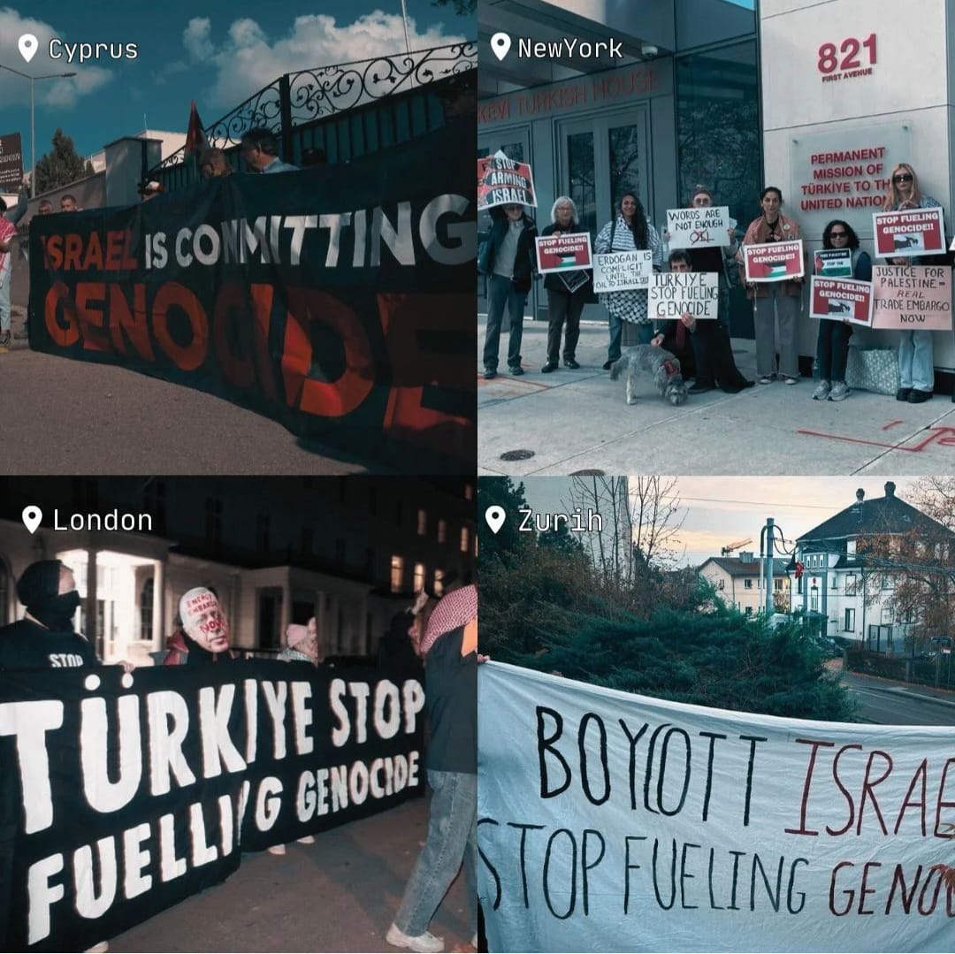 Global Day of Action Targets Turkey Oil Transport to Israel