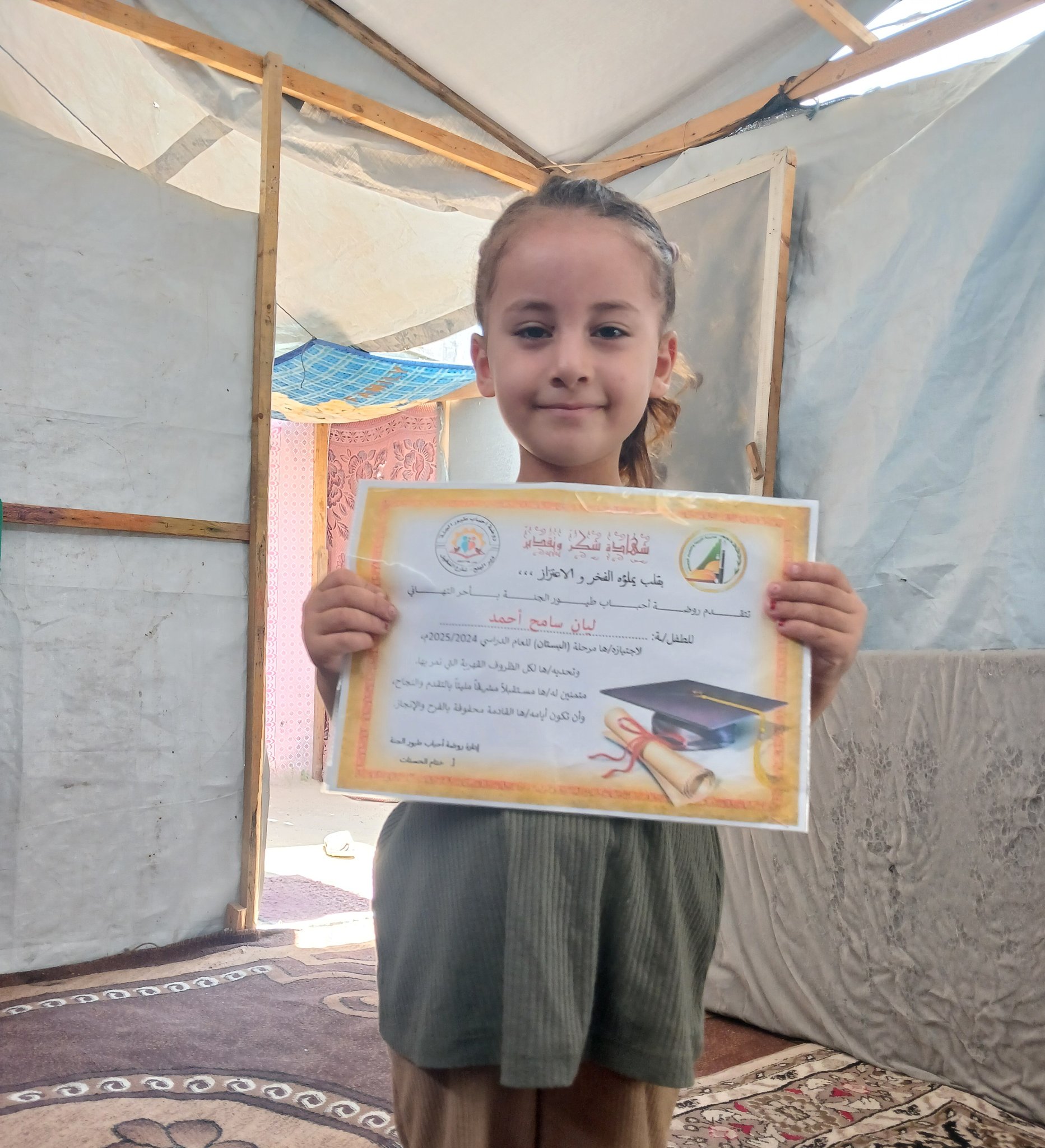 Child Overcomes War Trauma, Completes Kindergarten Successfully