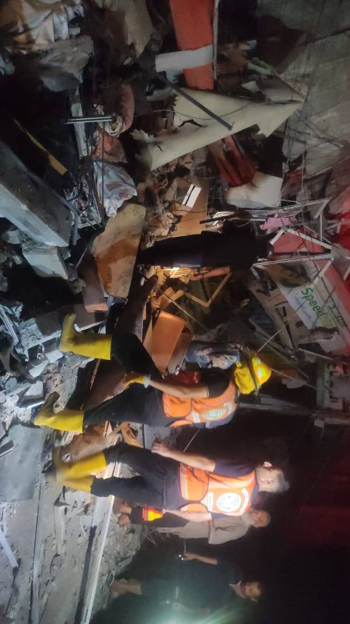 Israeli warplanes target Ghurab family home in Nuseirat, Gaza