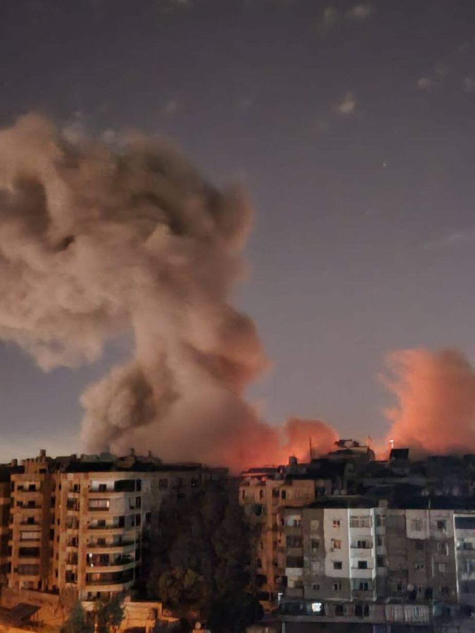 Israel drops bombs on residential buildings in Beirut