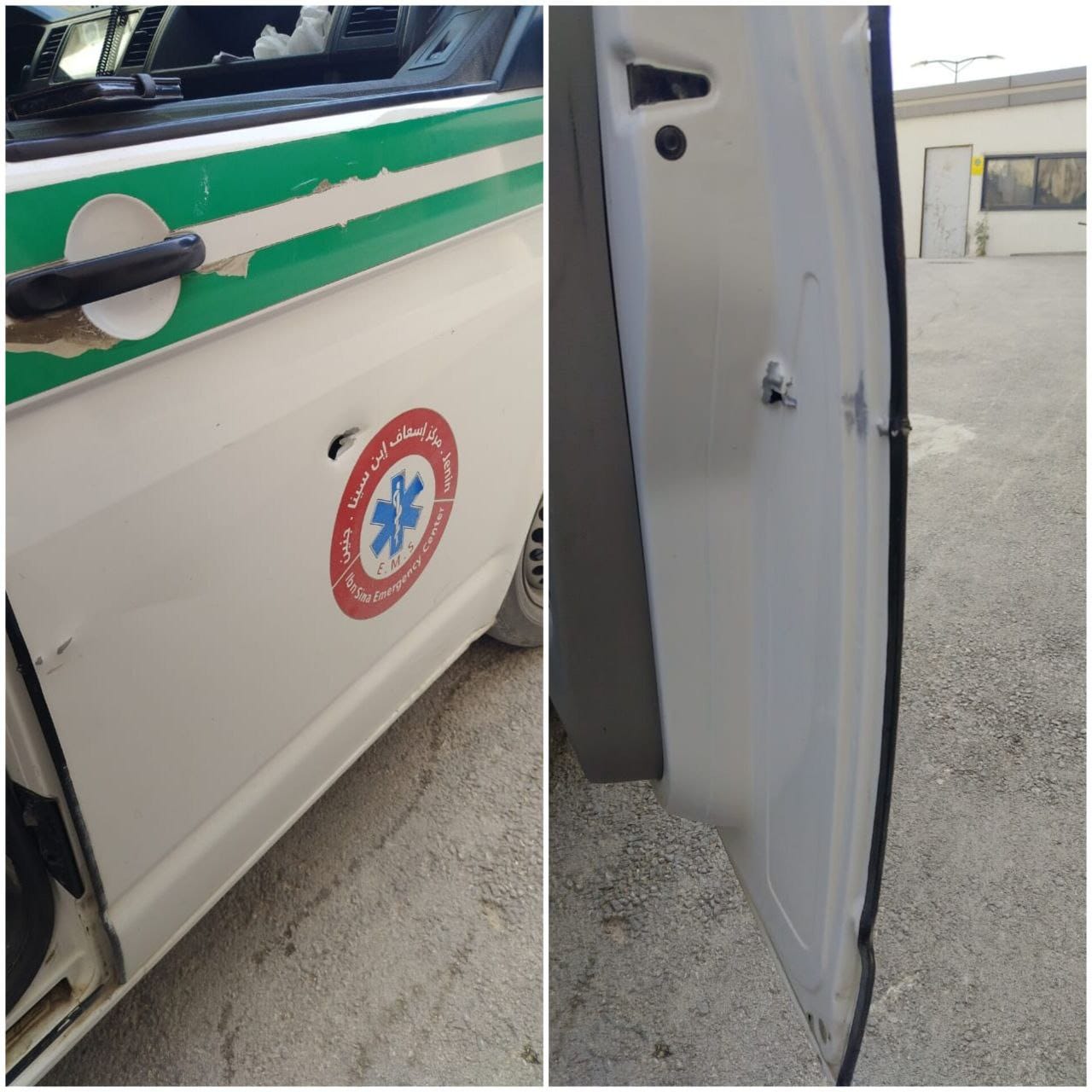 Israeli forces fire on ambulance in Jenin