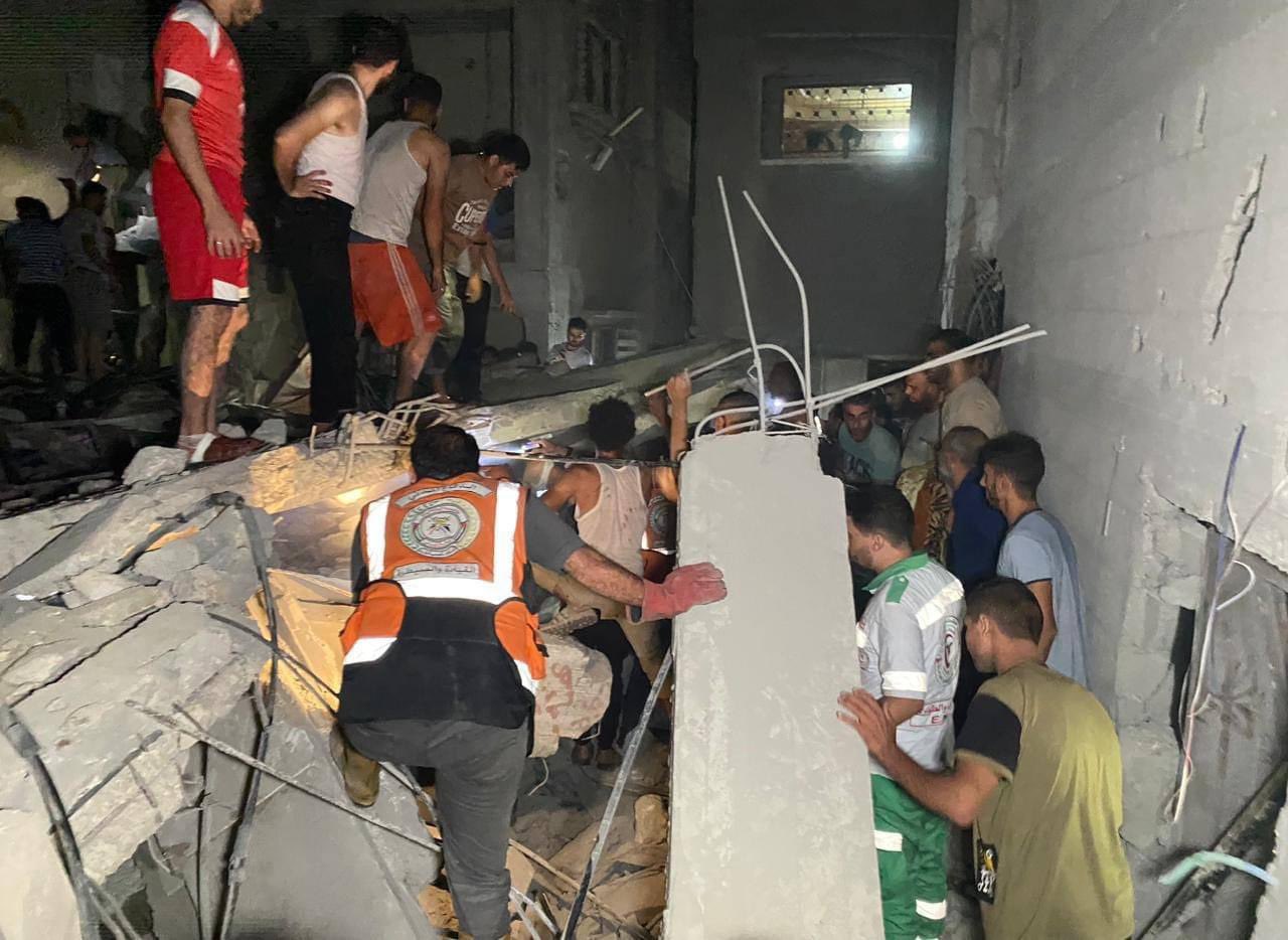 Israeli airstrikes kill 13 Palestinians in Jabalia refugee camp