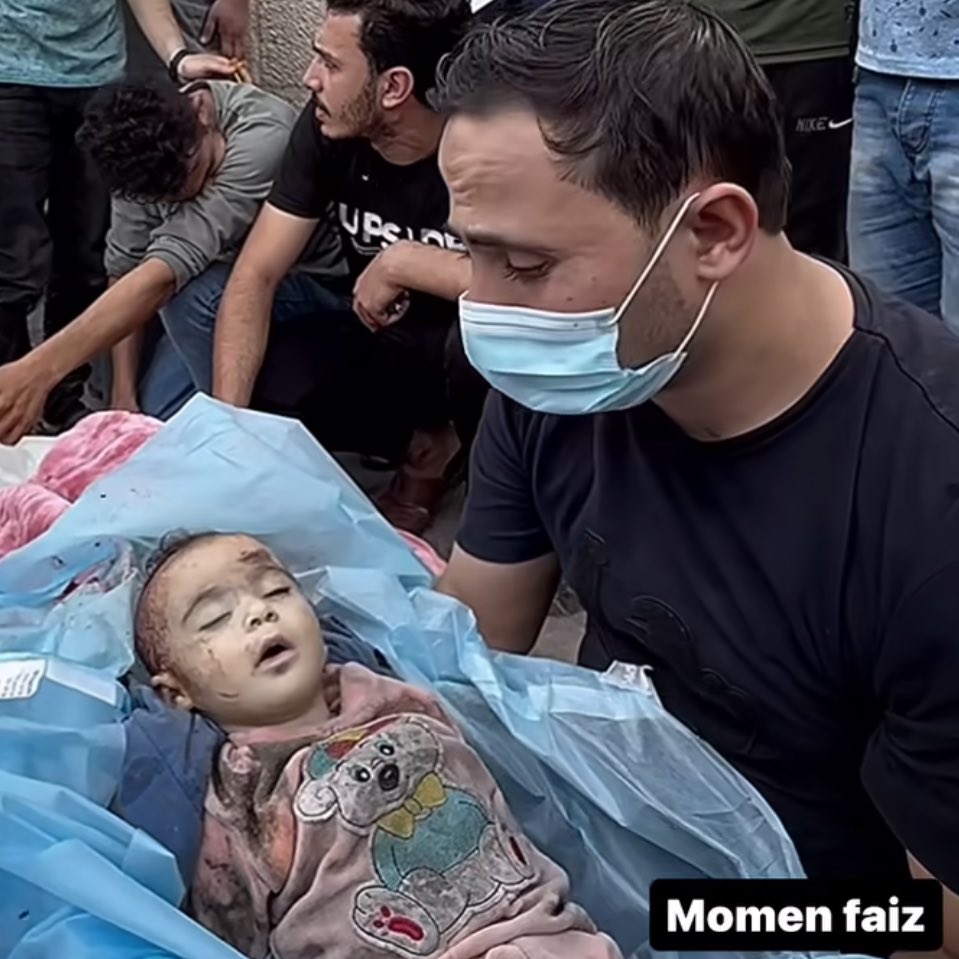 Palestinian father speaks out on infant daughter amid Israeli airstrikes