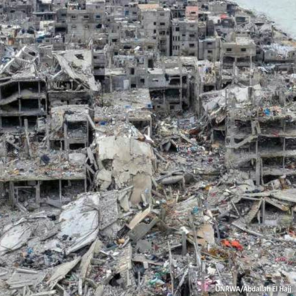 Gaza destruction compared to WWII Germany cities