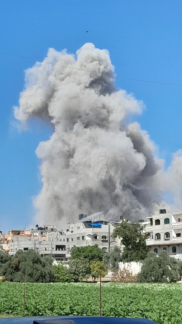 Heavy Israeli Bombing Reported in al-Nusairat Gaza Strip