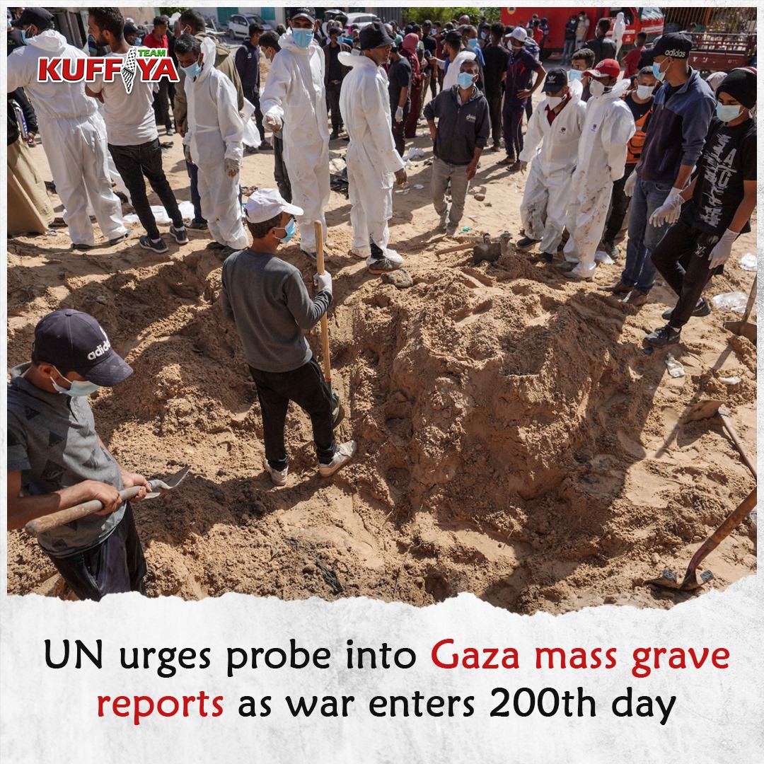 UN Calls for Investigation into Gaza Mass Graves
