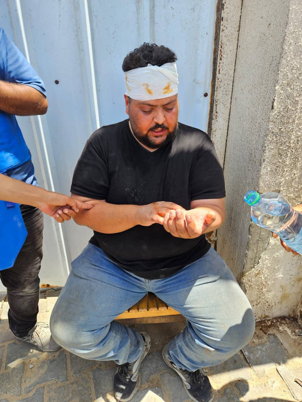 Journalist Suleiman Haji Injured Covering Israeli Military Advancement