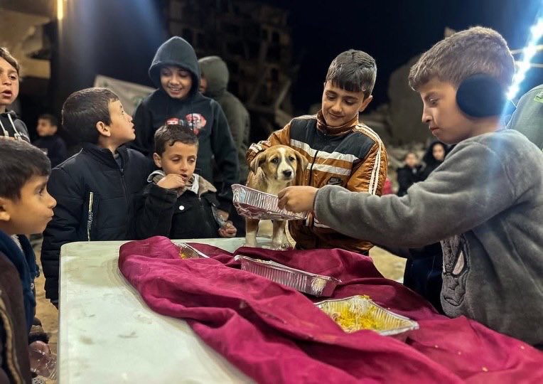 Child’s Compassion Amid Gaza Displacement and Scarcity