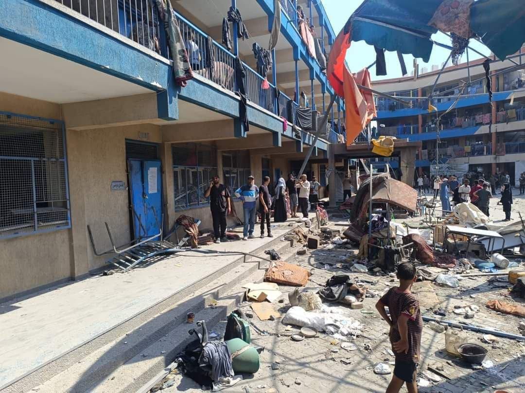 Israeli Attack on UNRWA School in Gaza Kills 13 Palestinians