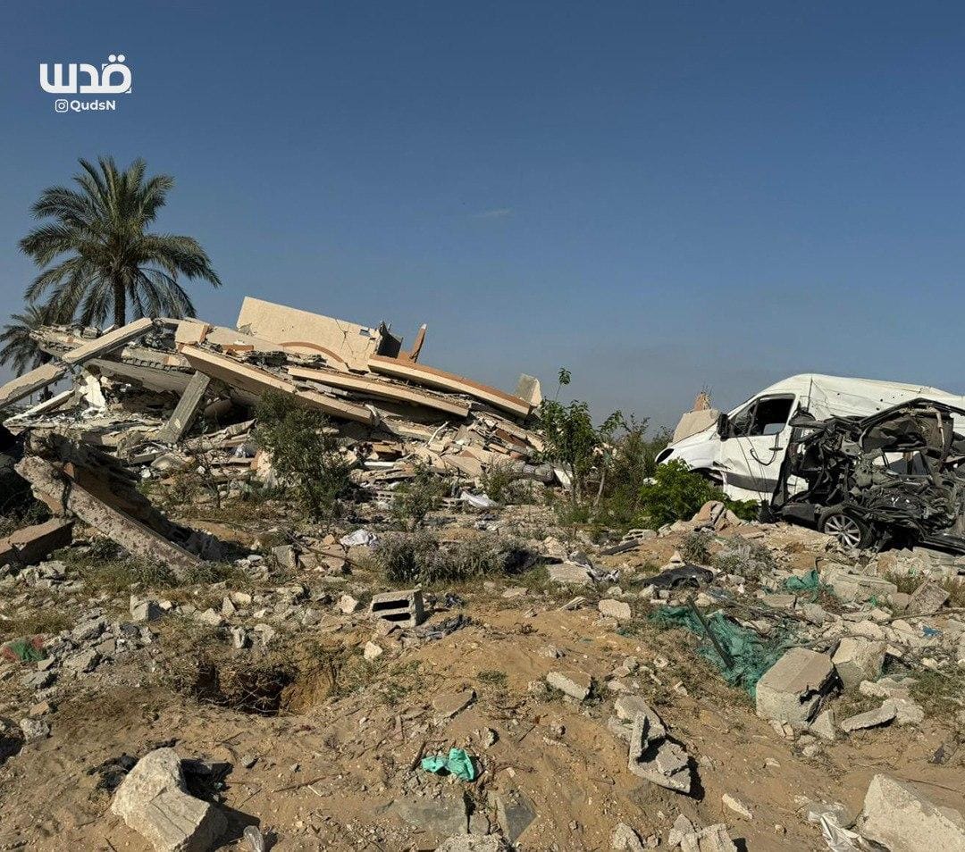 Photos Document Destruction in Al-Qarara, Gaza