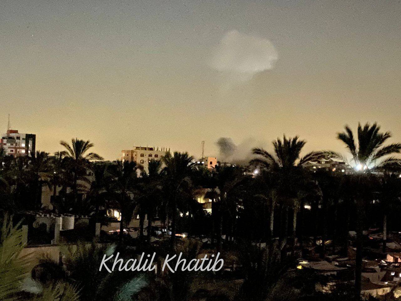 Israeli Bombing Reported in Deir al-Balah Central Gaza