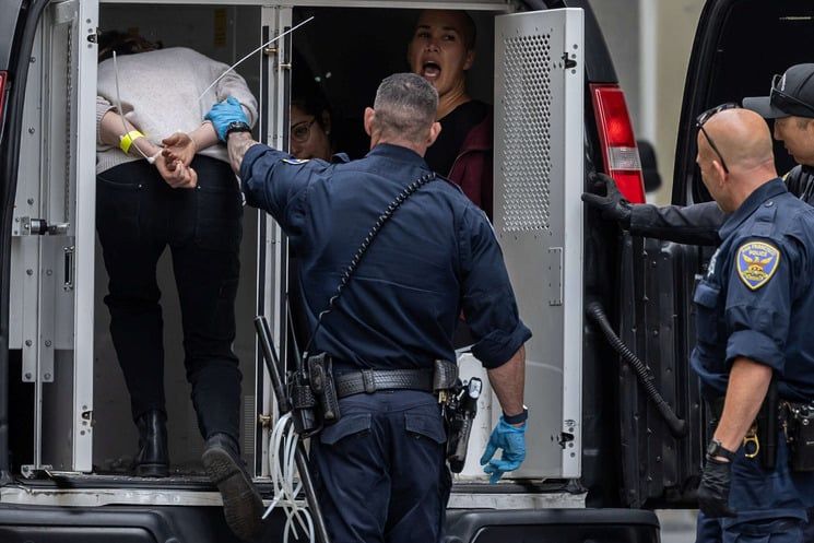 Pro-Palestine Protesters Arrested at San Francisco Israeli Consulate