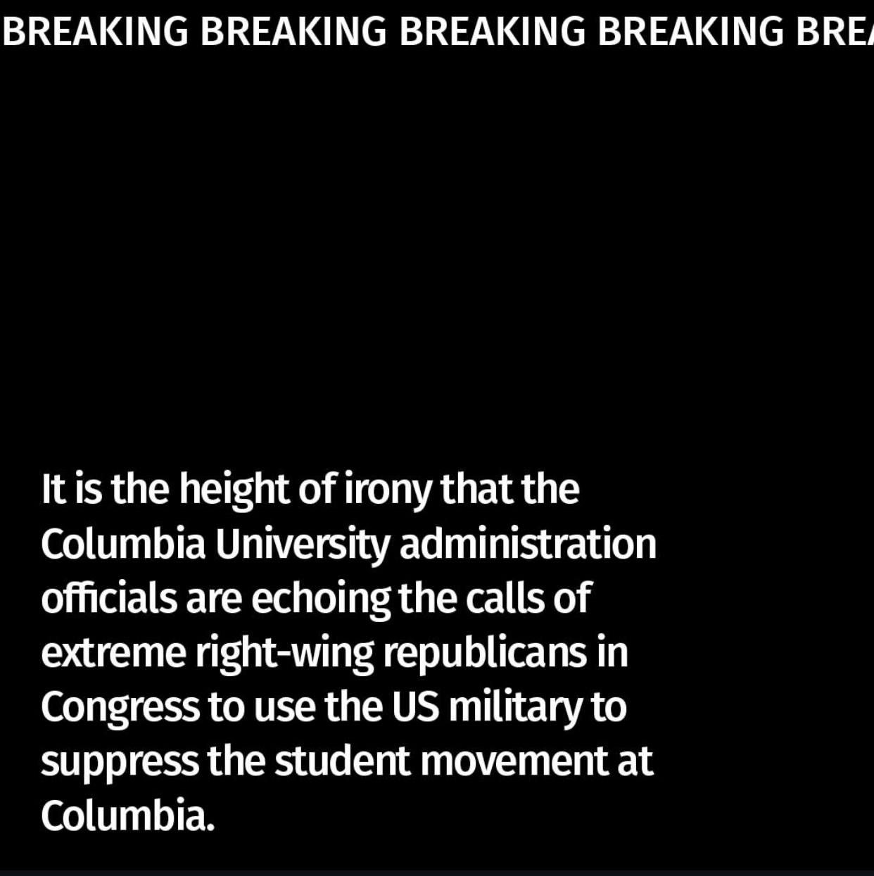 Columbia Students Receive Threats Over Gaza Encampment