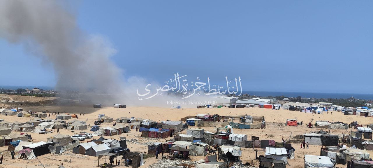 Israeli strikes on Al-Mawasi displacement camps kill Palestinian, injure dozens